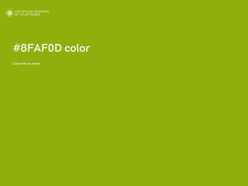 #8FAF0D color image
