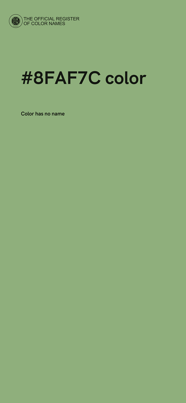 #8FAF7C color image