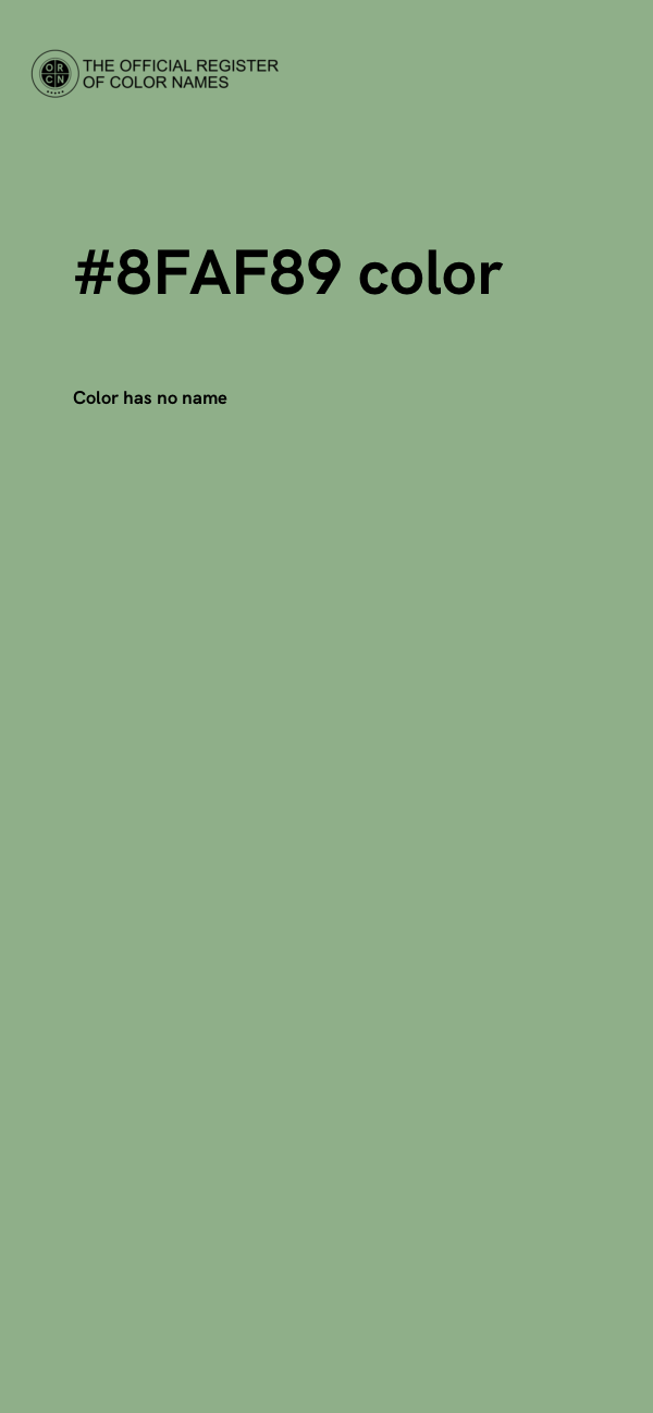 #8FAF89 color image