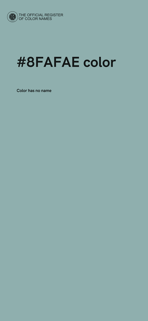 #8FAFAE color image