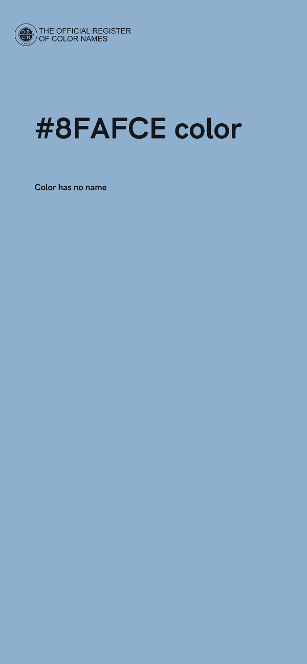 #8FAFCE color image