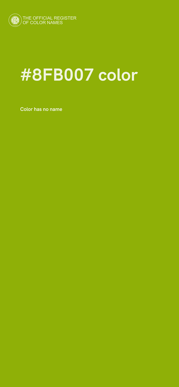 #8FB007 color image