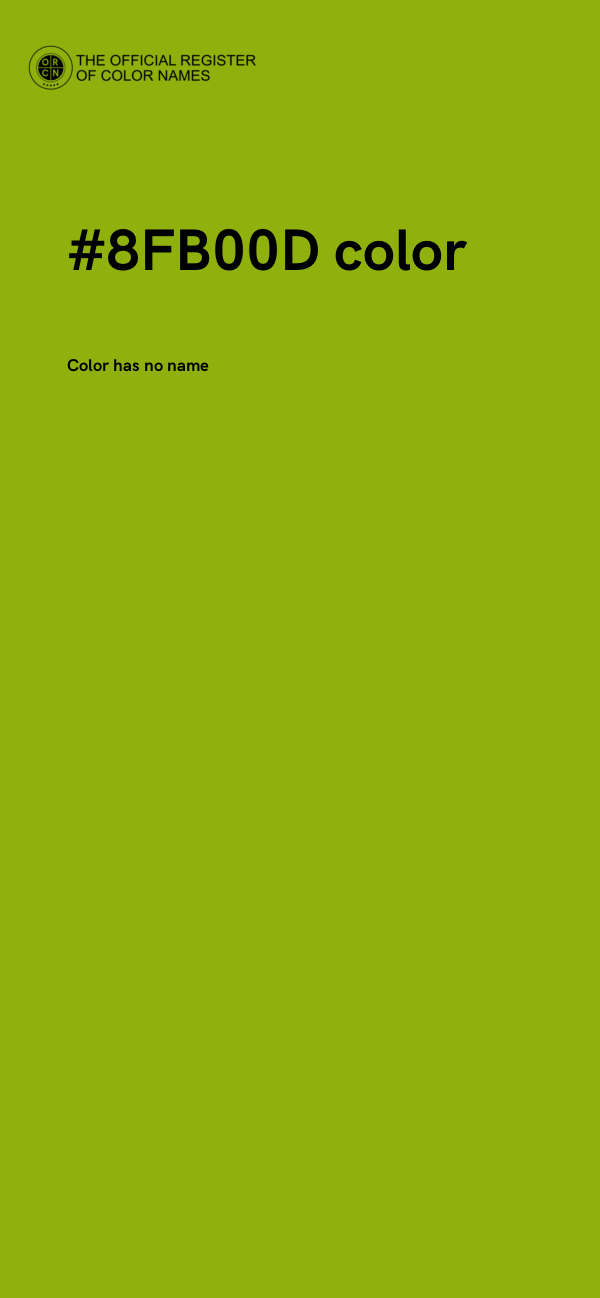 #8FB00D color image