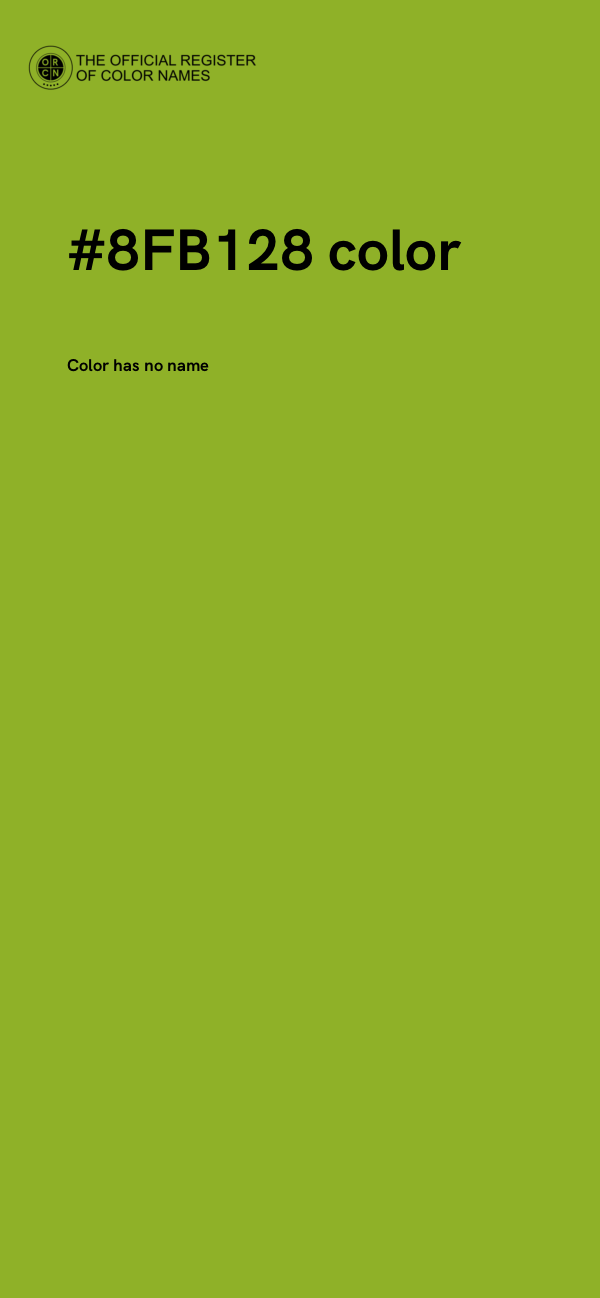 #8FB128 color image