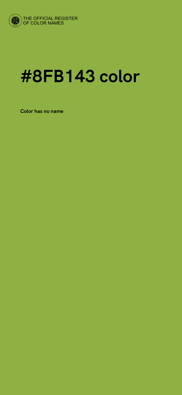 #8FB143 color image
