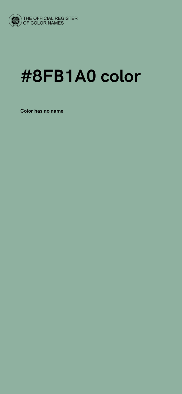 #8FB1A0 color image