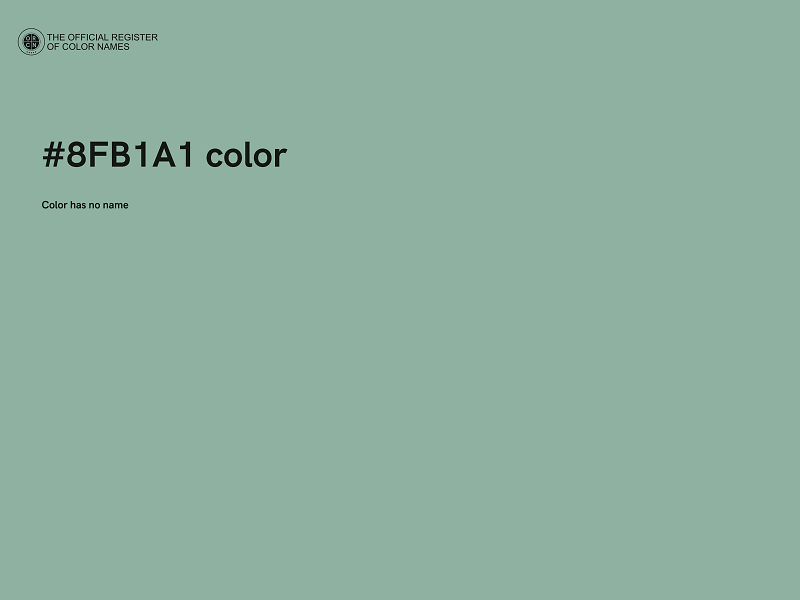 #8FB1A1 color image