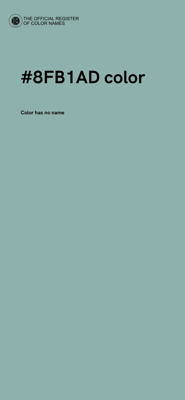 #8FB1AD color image