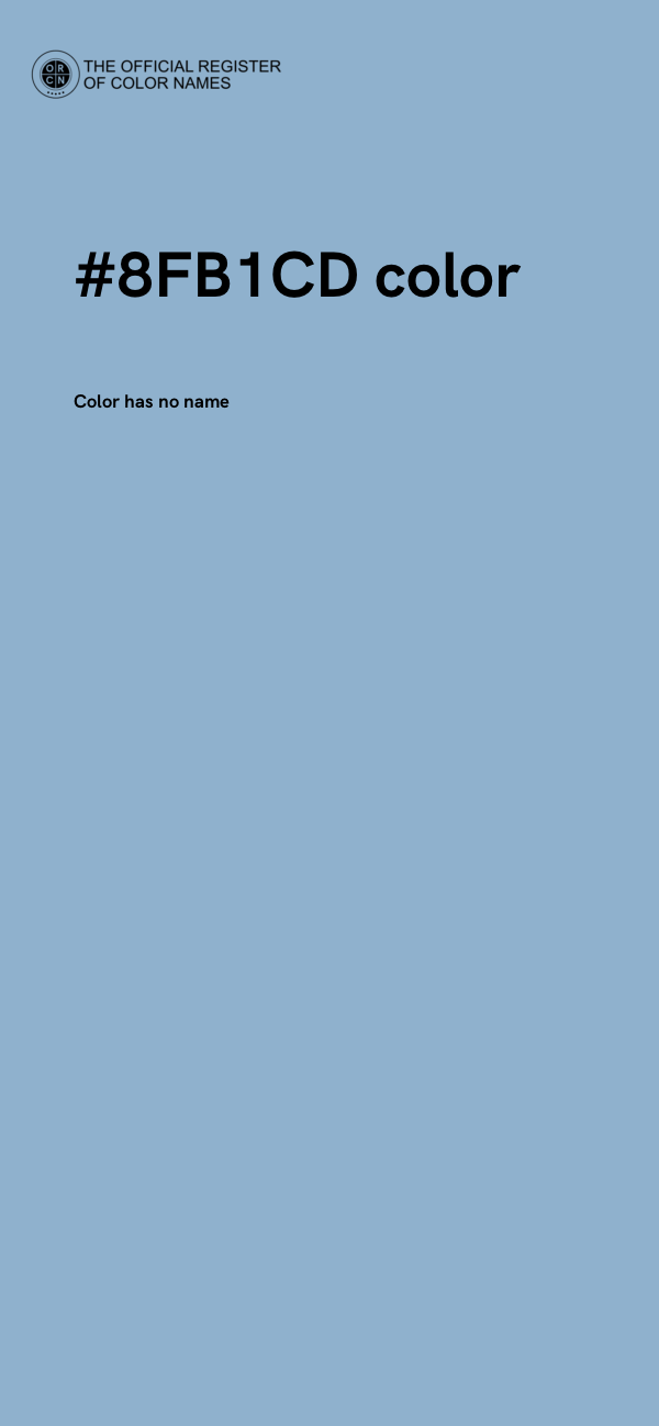 #8FB1CD color image