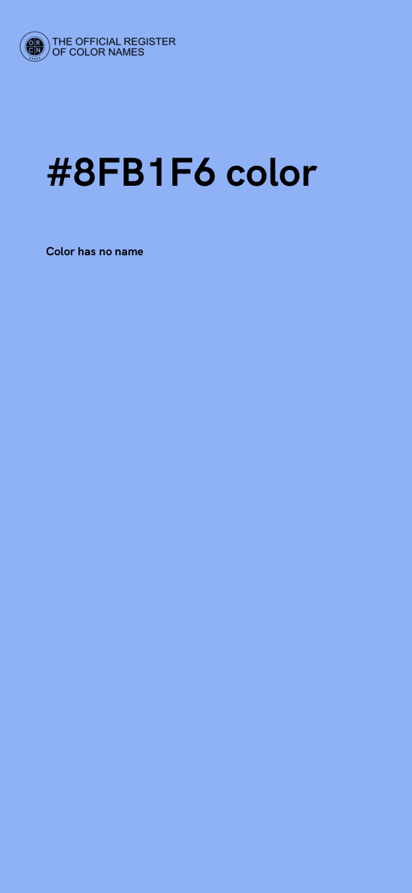 #8FB1F6 color image