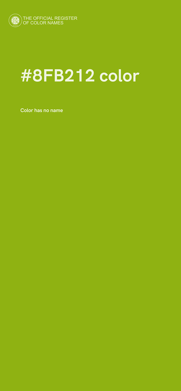 #8FB212 color image