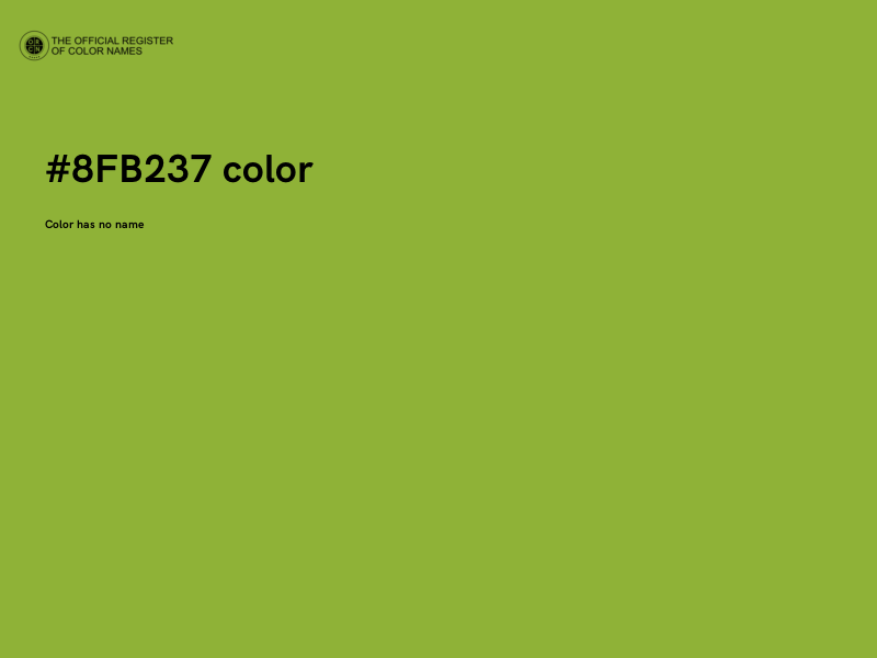 #8FB237 color image