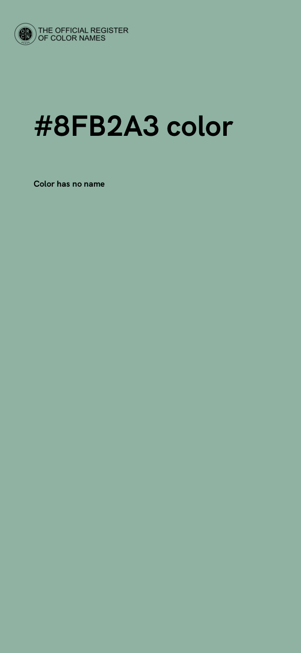 #8FB2A3 color image