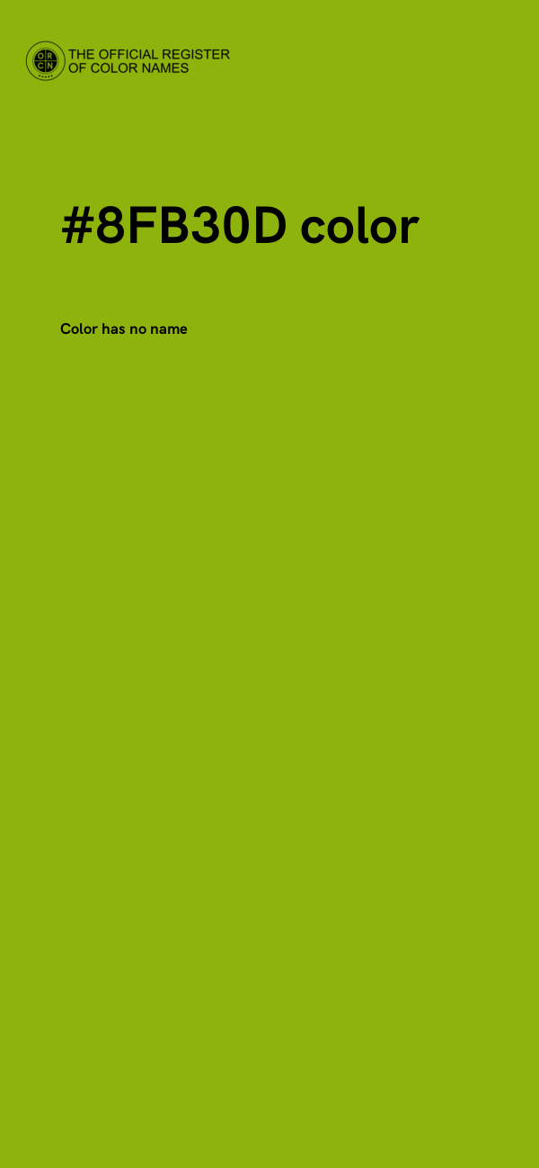 #8FB30D color image