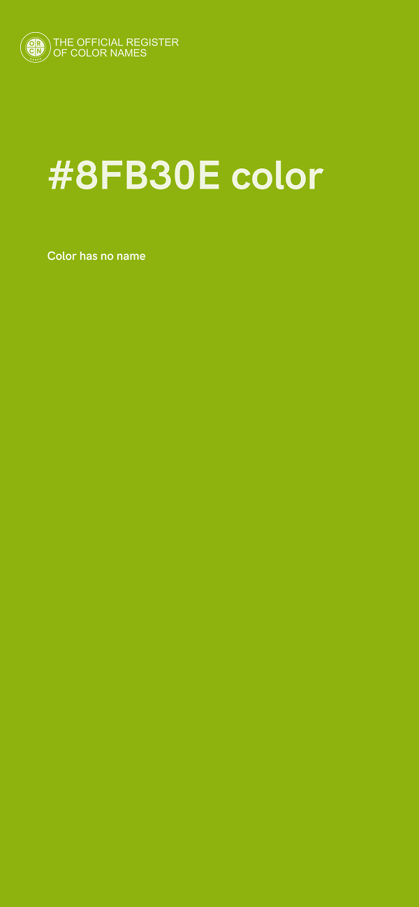 #8FB30E color image
