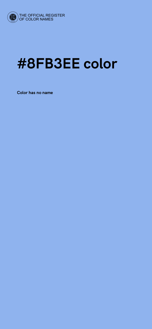 #8FB3EE color image