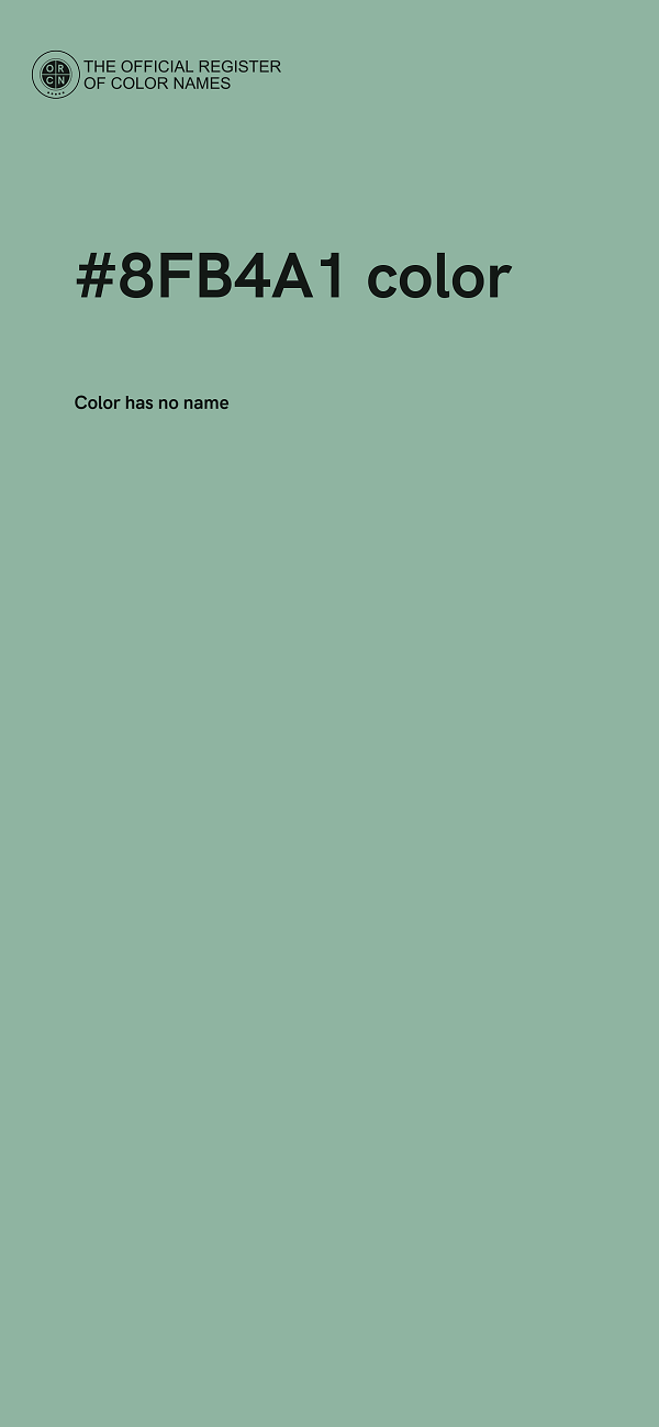 #8FB4A1 color image