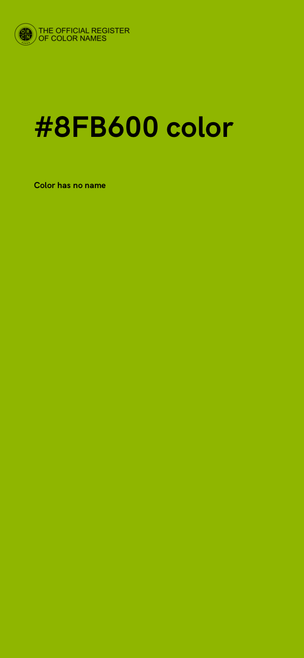 #8FB600 color image