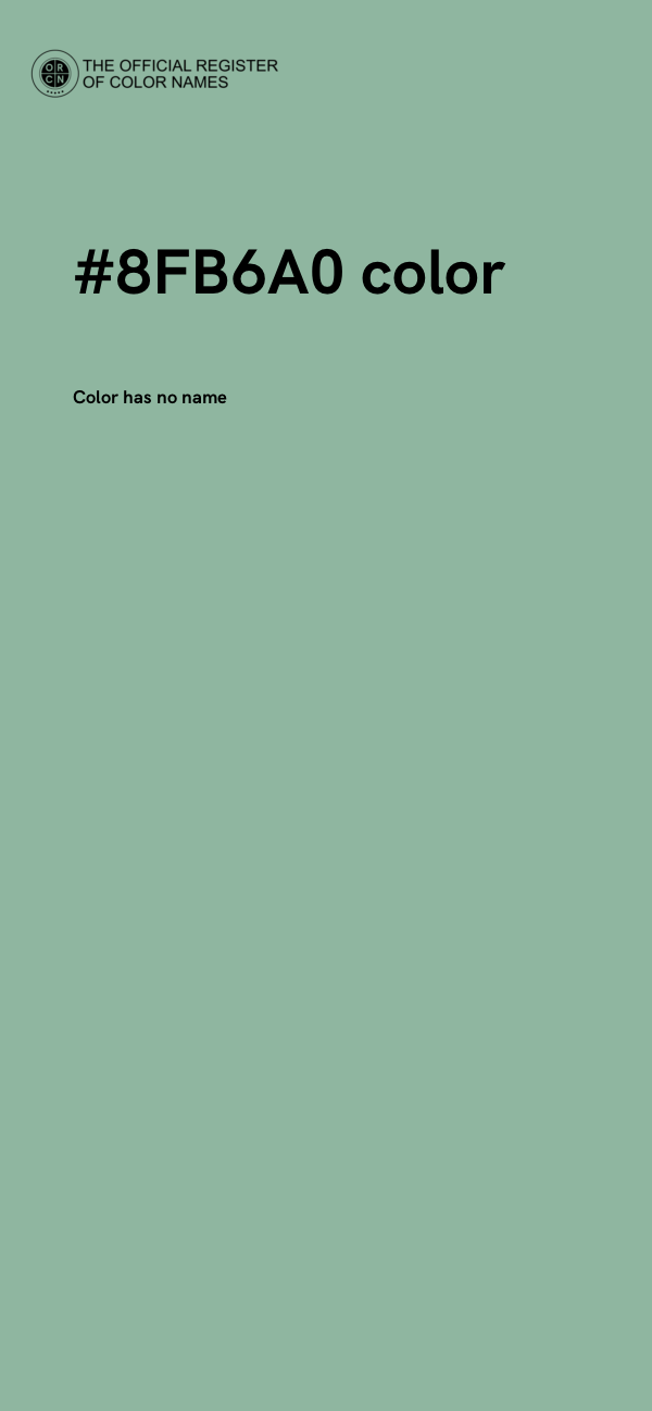 #8FB6A0 color image
