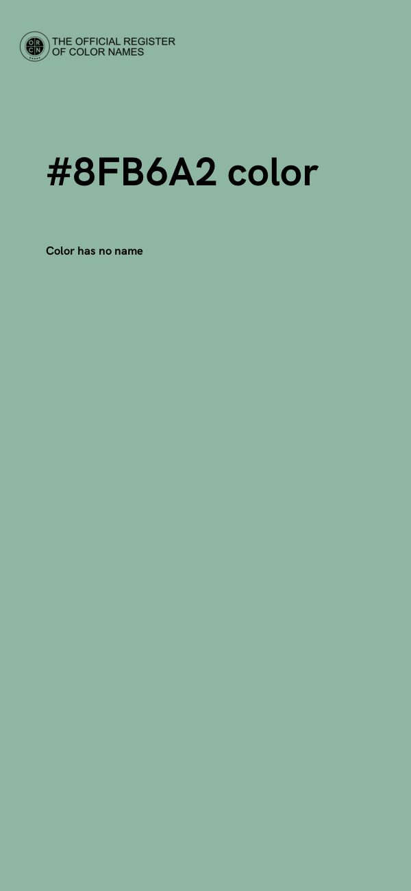 #8FB6A2 color image