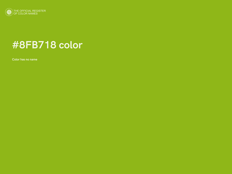 #8FB718 color image
