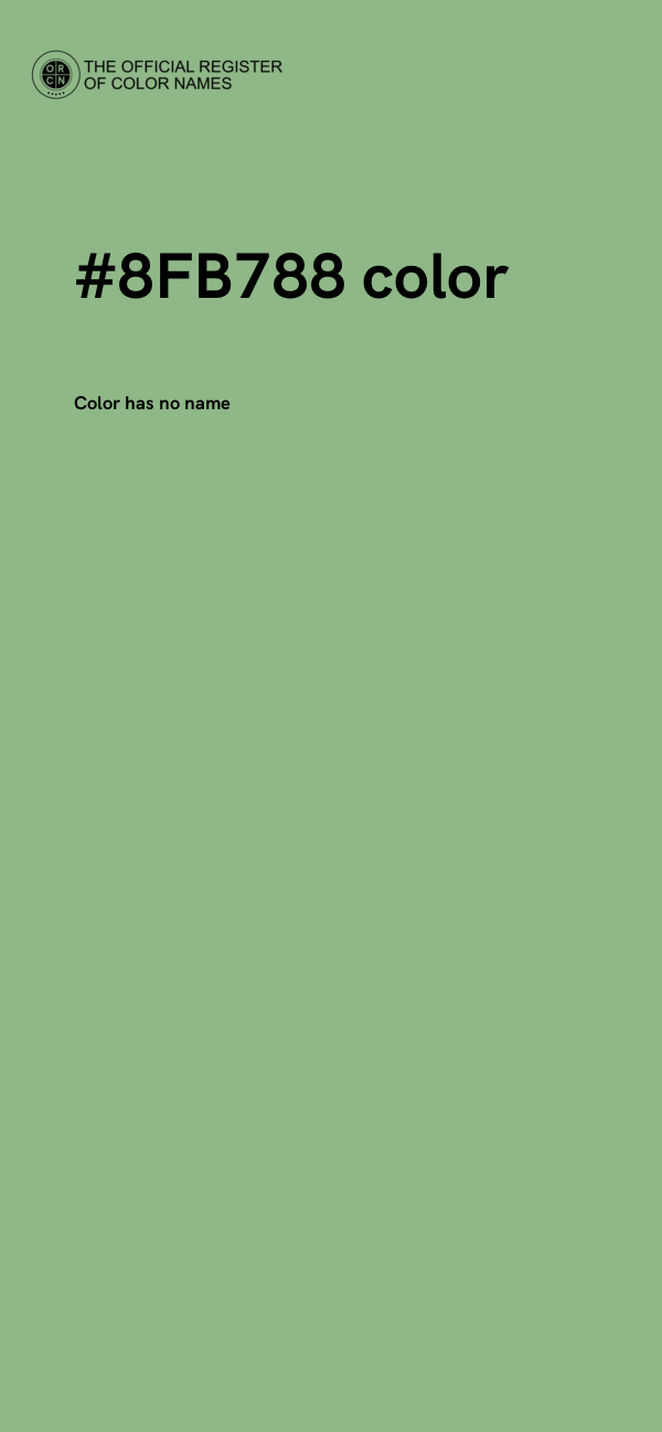#8FB788 color image