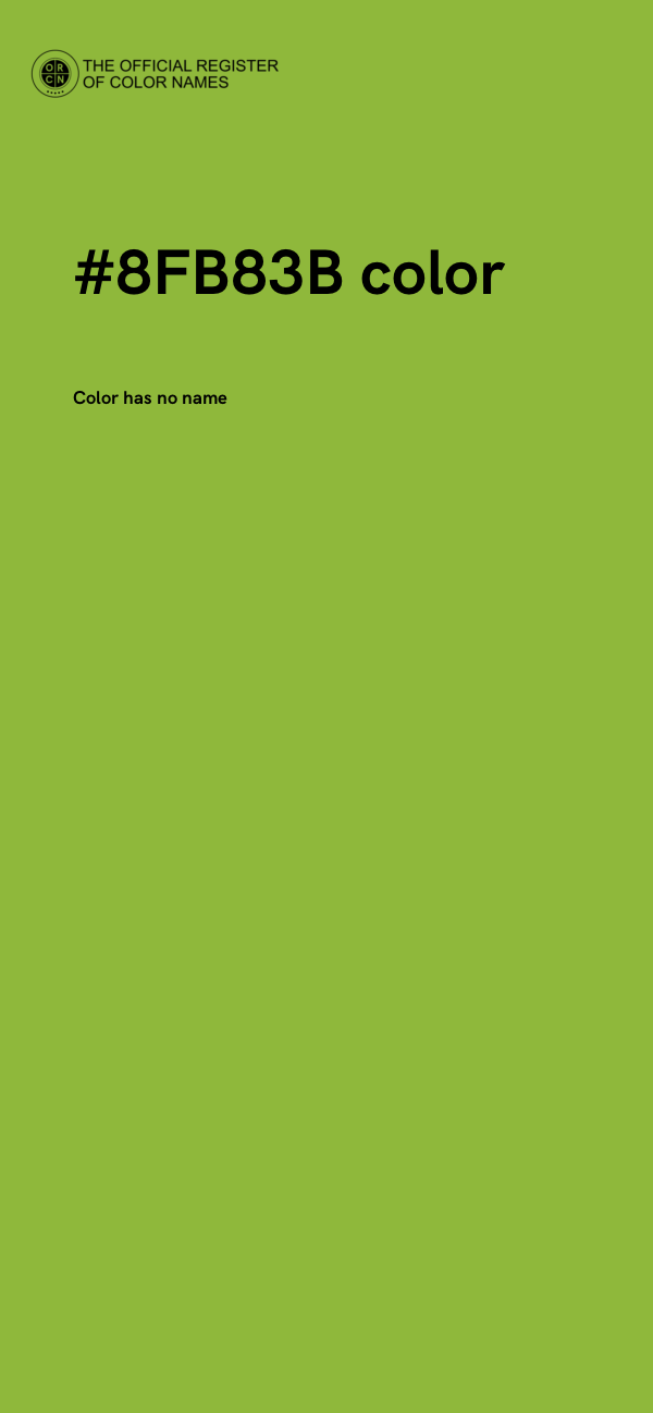 #8FB83B color image