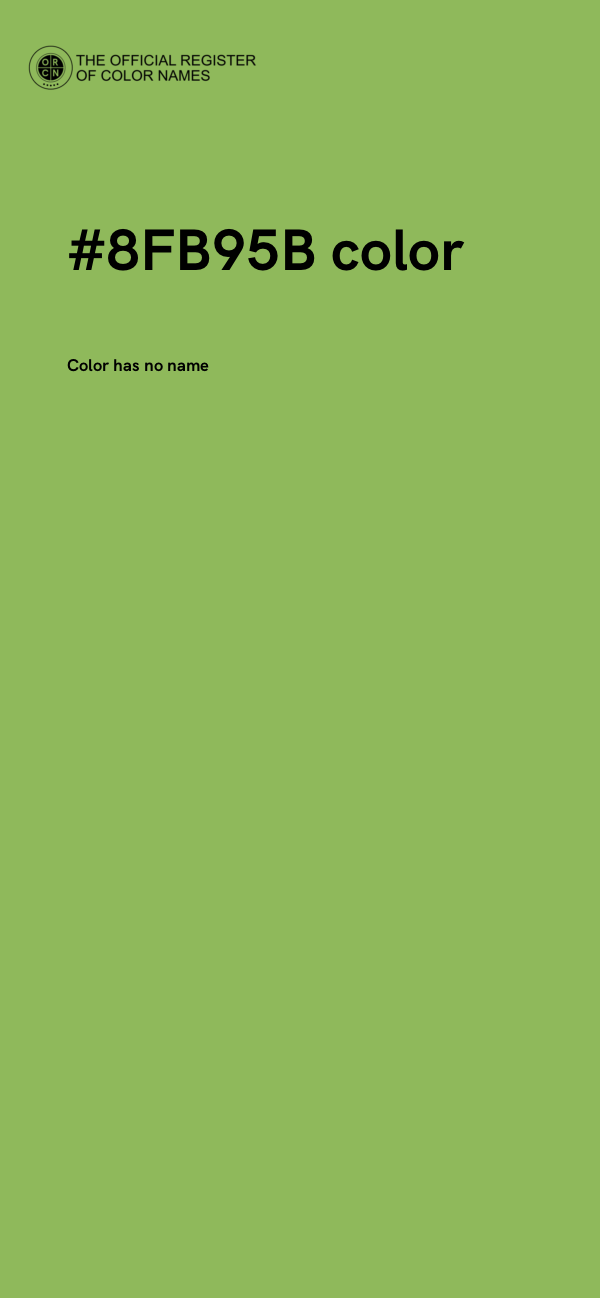 #8FB95B color image