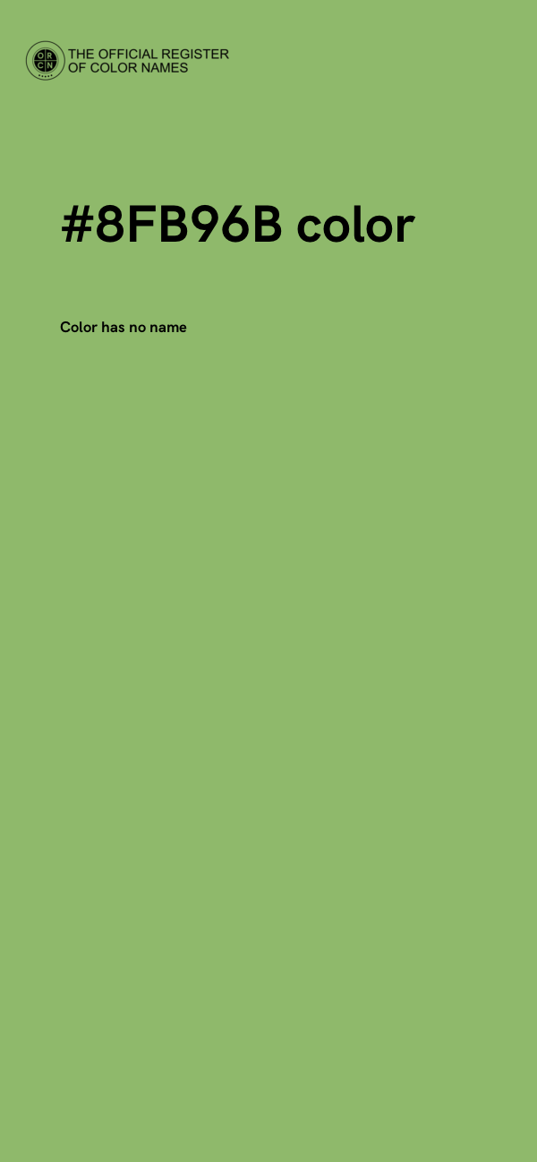 #8FB96B color image