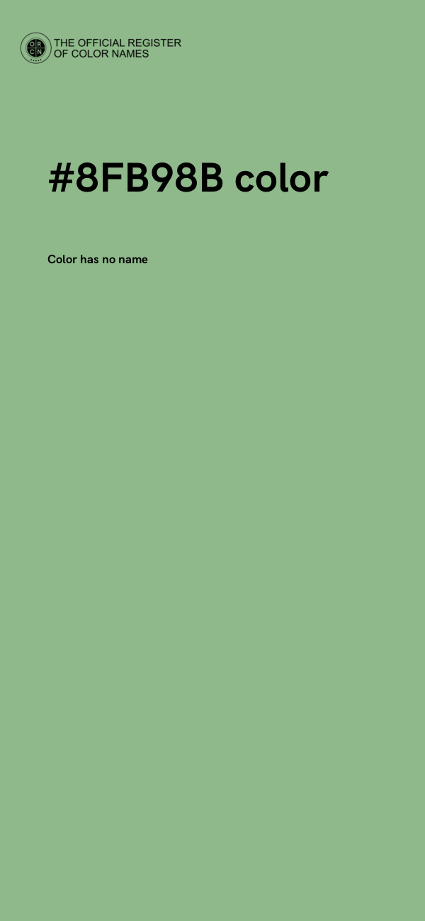#8FB98B color image