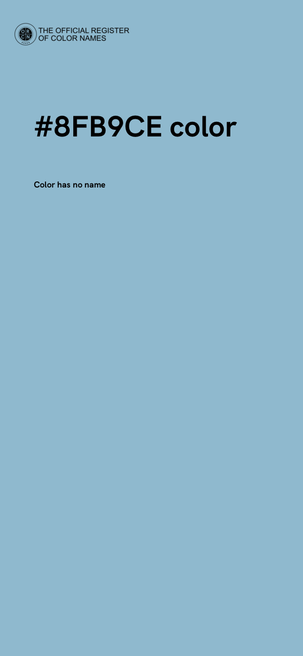 #8FB9CE color image