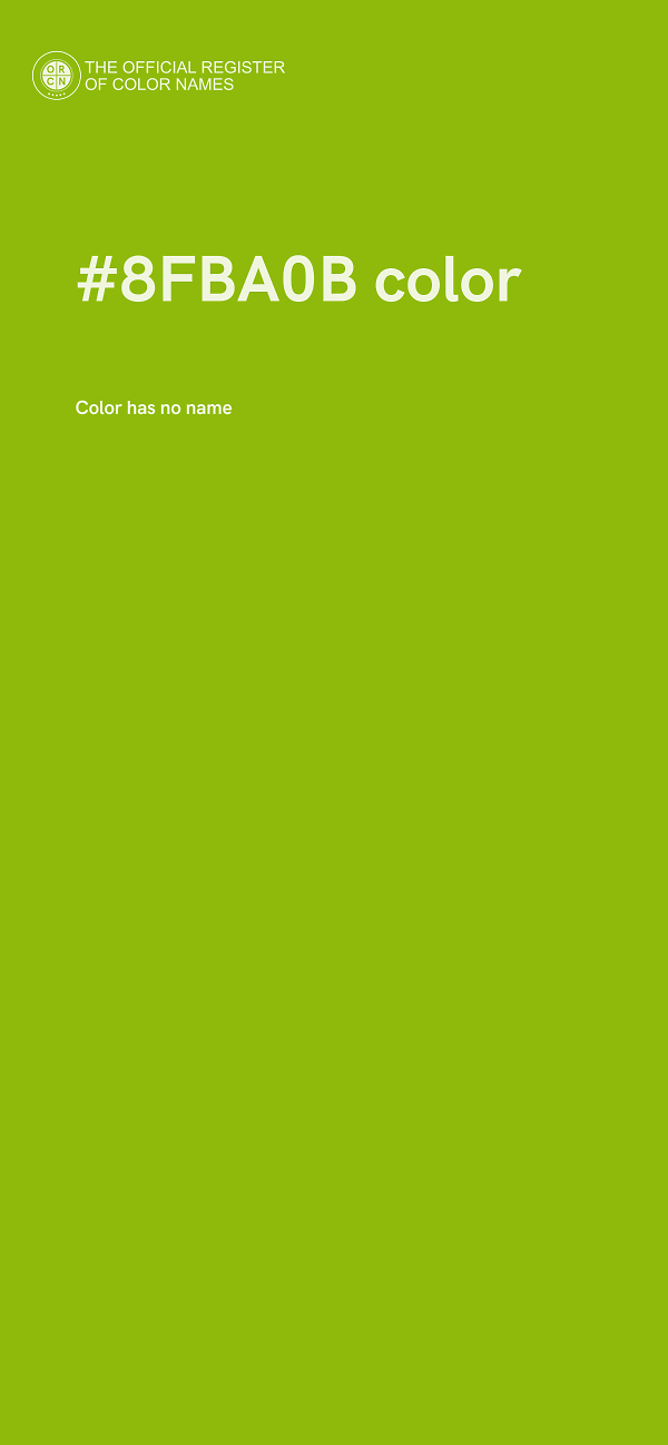 #8FBA0B color image