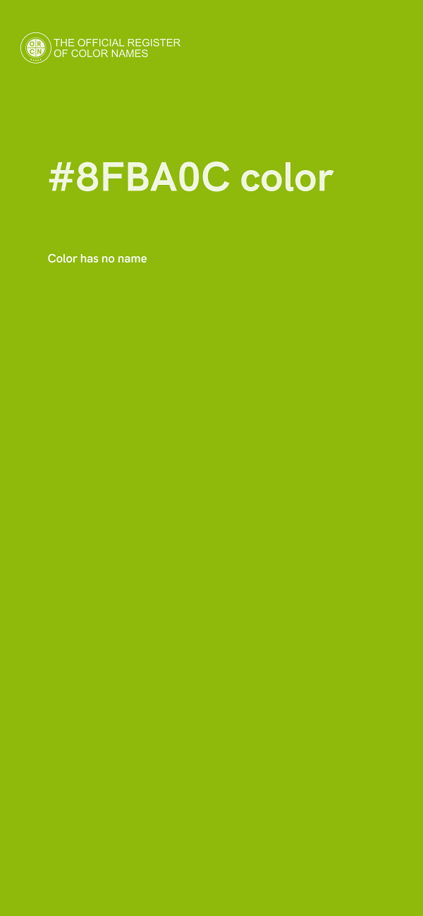 #8FBA0C color image