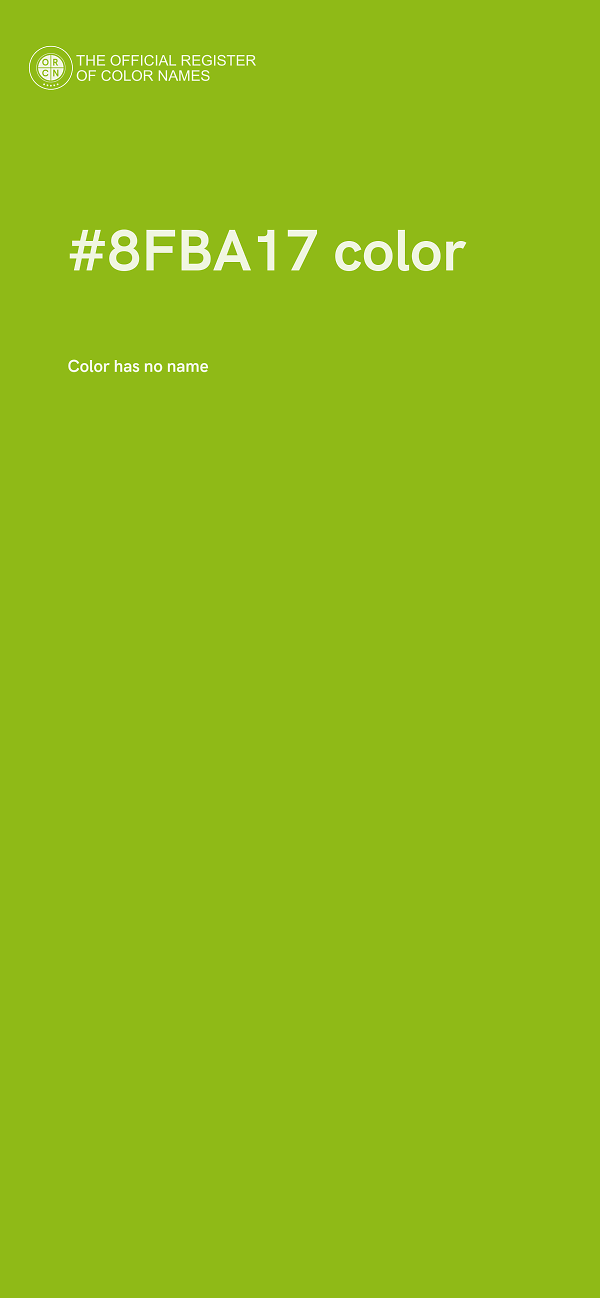 #8FBA17 color image