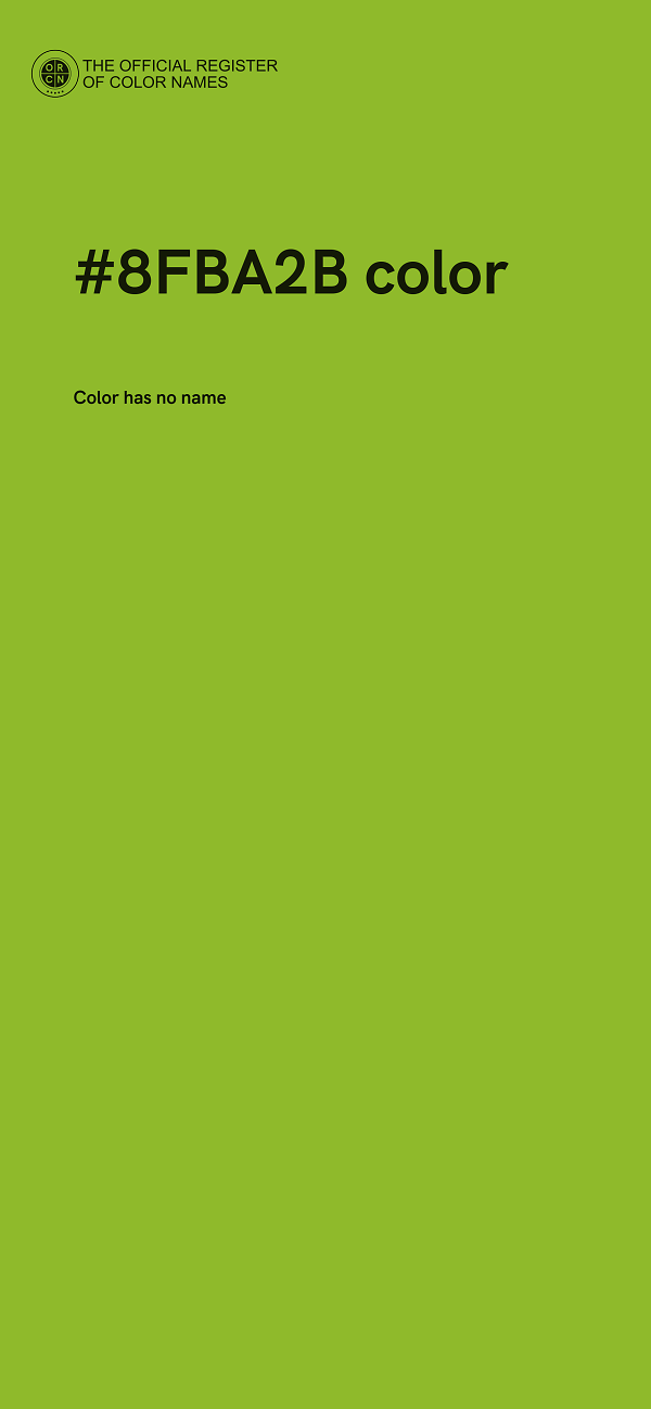 #8FBA2B color image