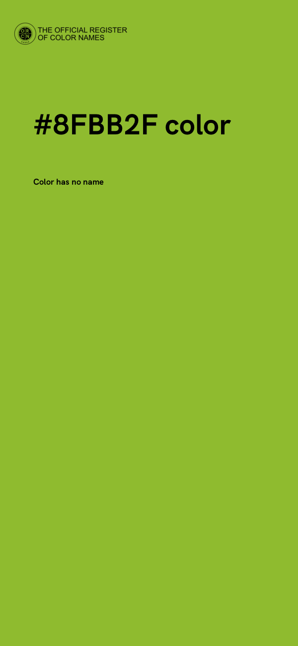 #8FBB2F color image