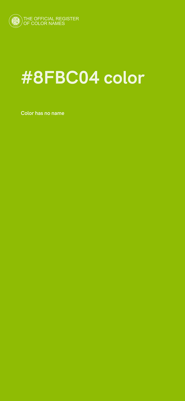 #8FBC04 color image