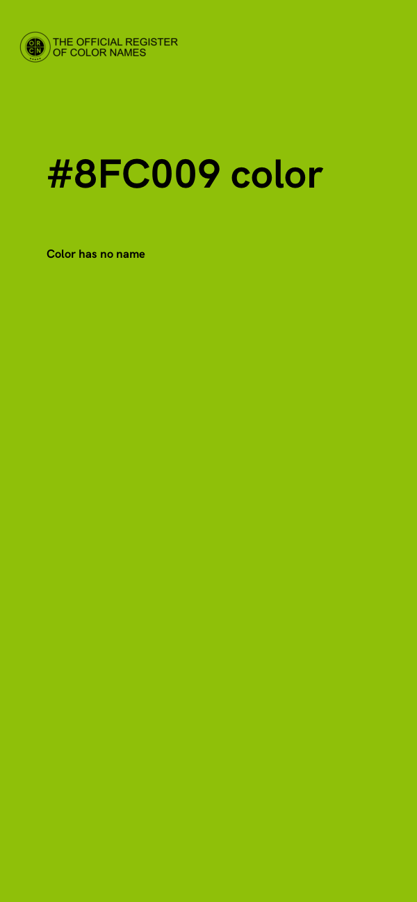 #8FC009 color image