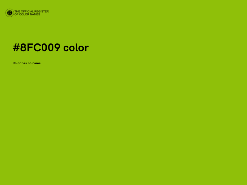 #8FC009 color image