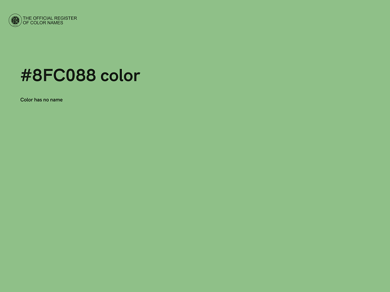 #8FC088 color image