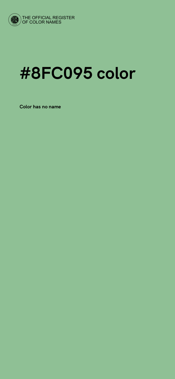 #8FC095 color image