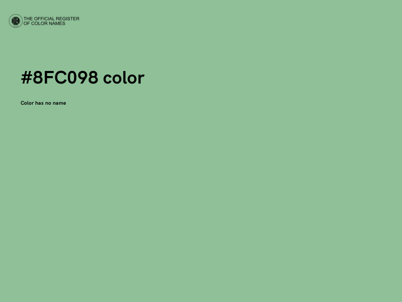 #8FC098 color image