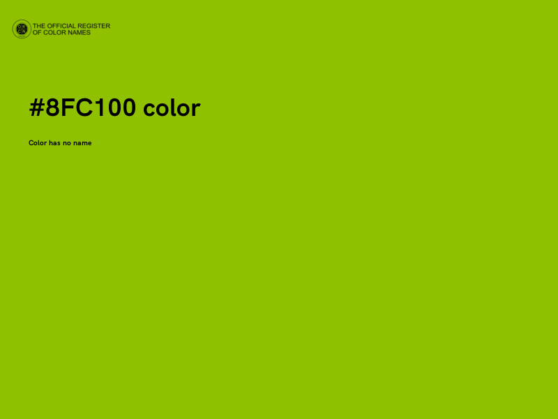 #8FC100 color image