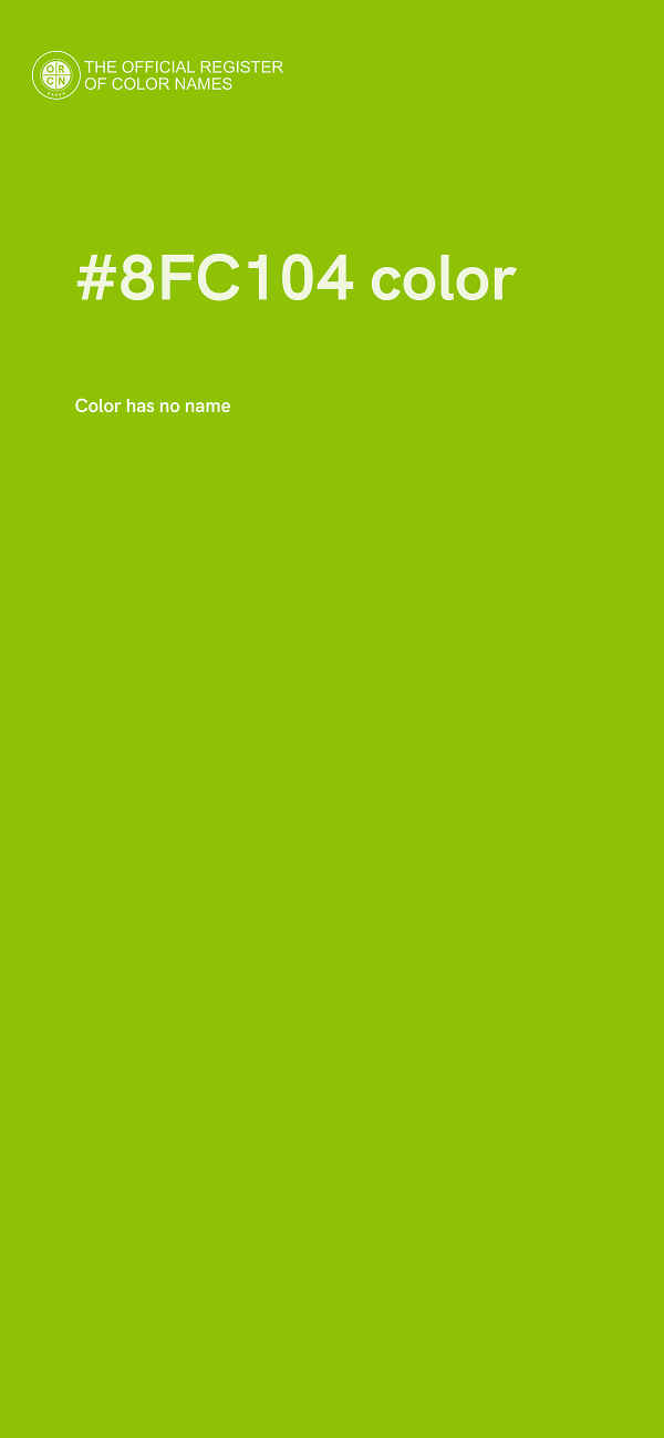 #8FC104 color image