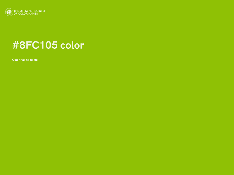 #8FC105 color image