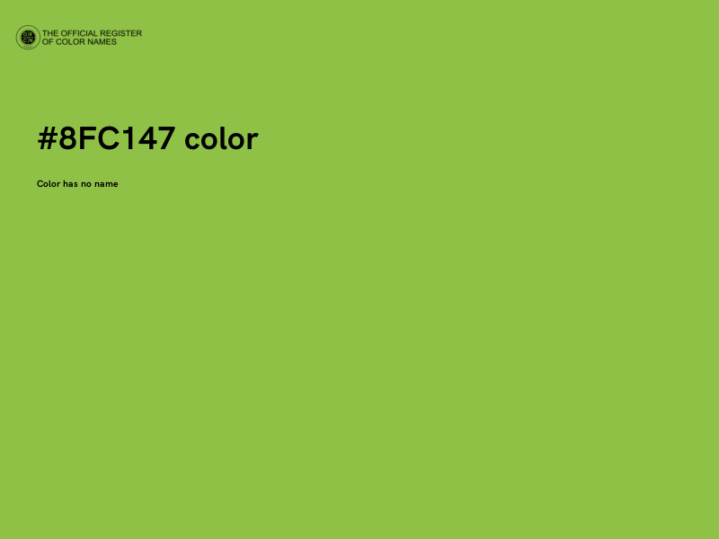 #8FC147 color image