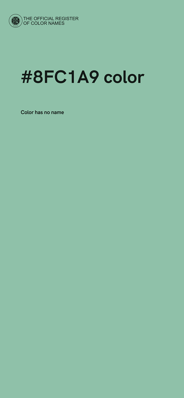 #8FC1A9 color image