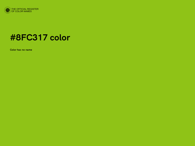 #8FC317 color image