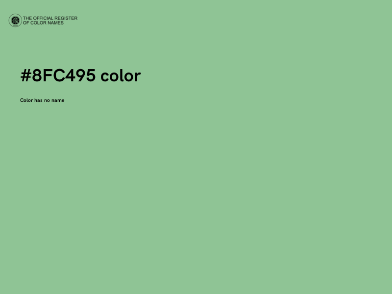 #8FC495 color image