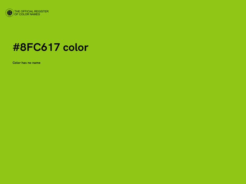 #8FC617 color image